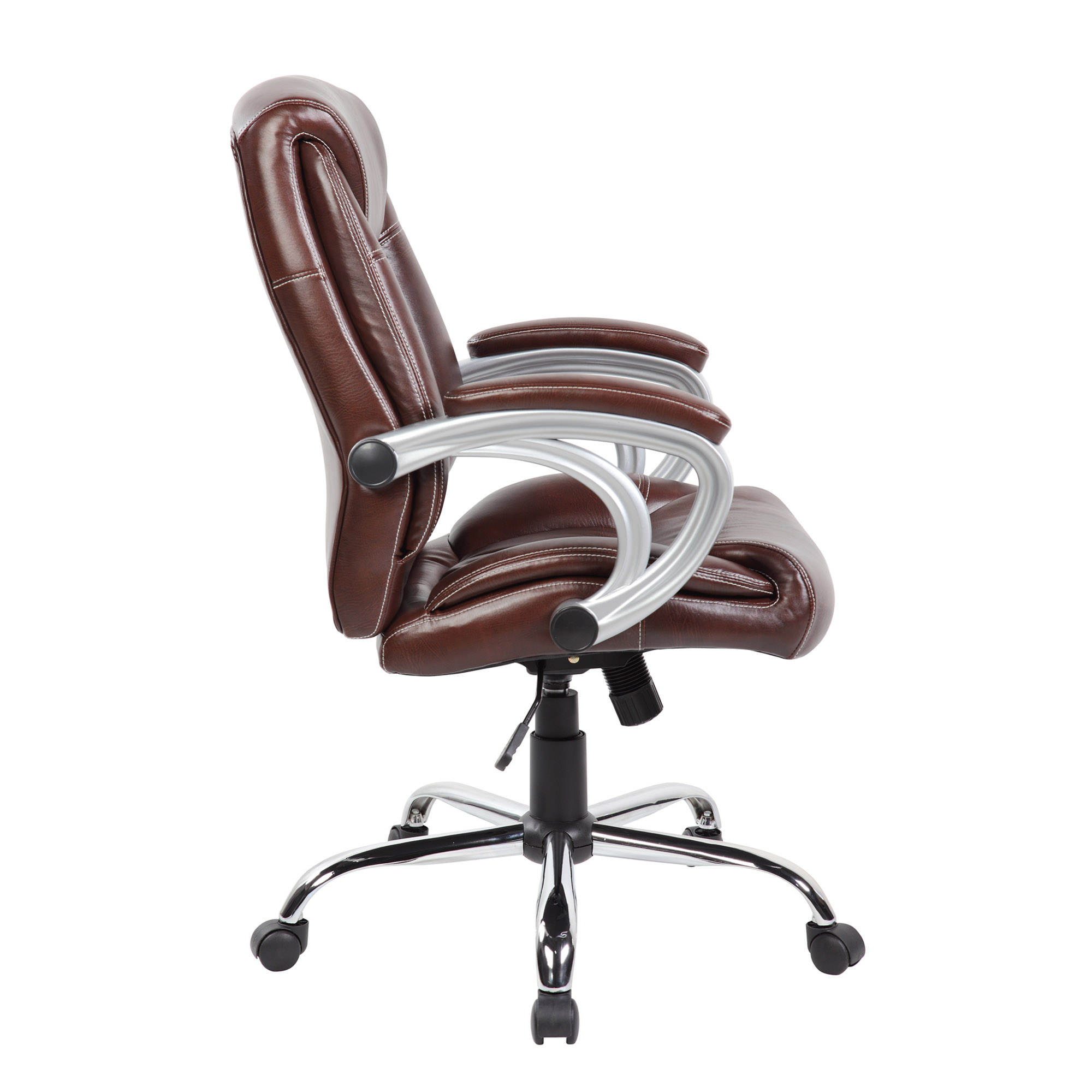 Faux Leather Office Chairs (9127MBR)